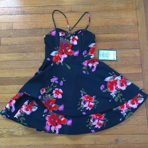 Floral Bouncy Special Occasion Dress